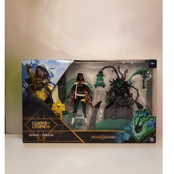 League of Legends, 2-Pack Official Senna + Thresh n Collectible Figures NWT - Picture 1 of 6